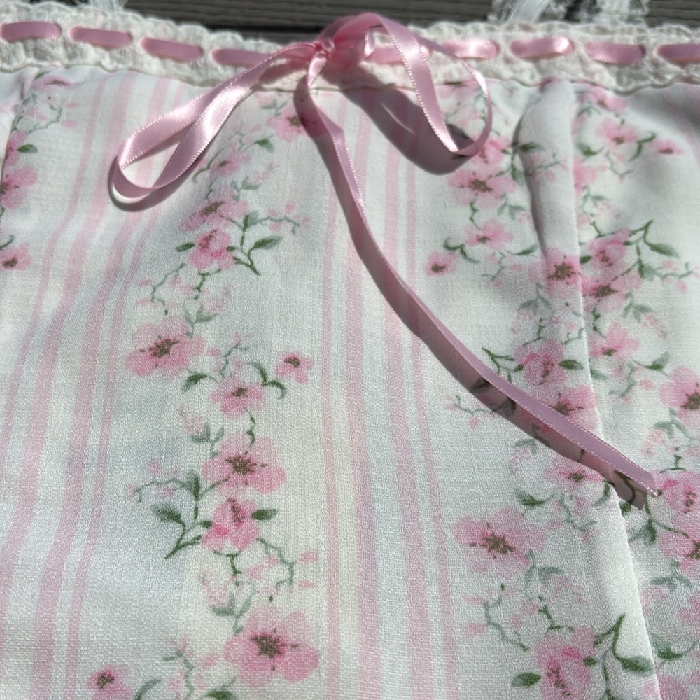 SOLD: Coquette Pink Bow Tank Top - Picture 5 of 13